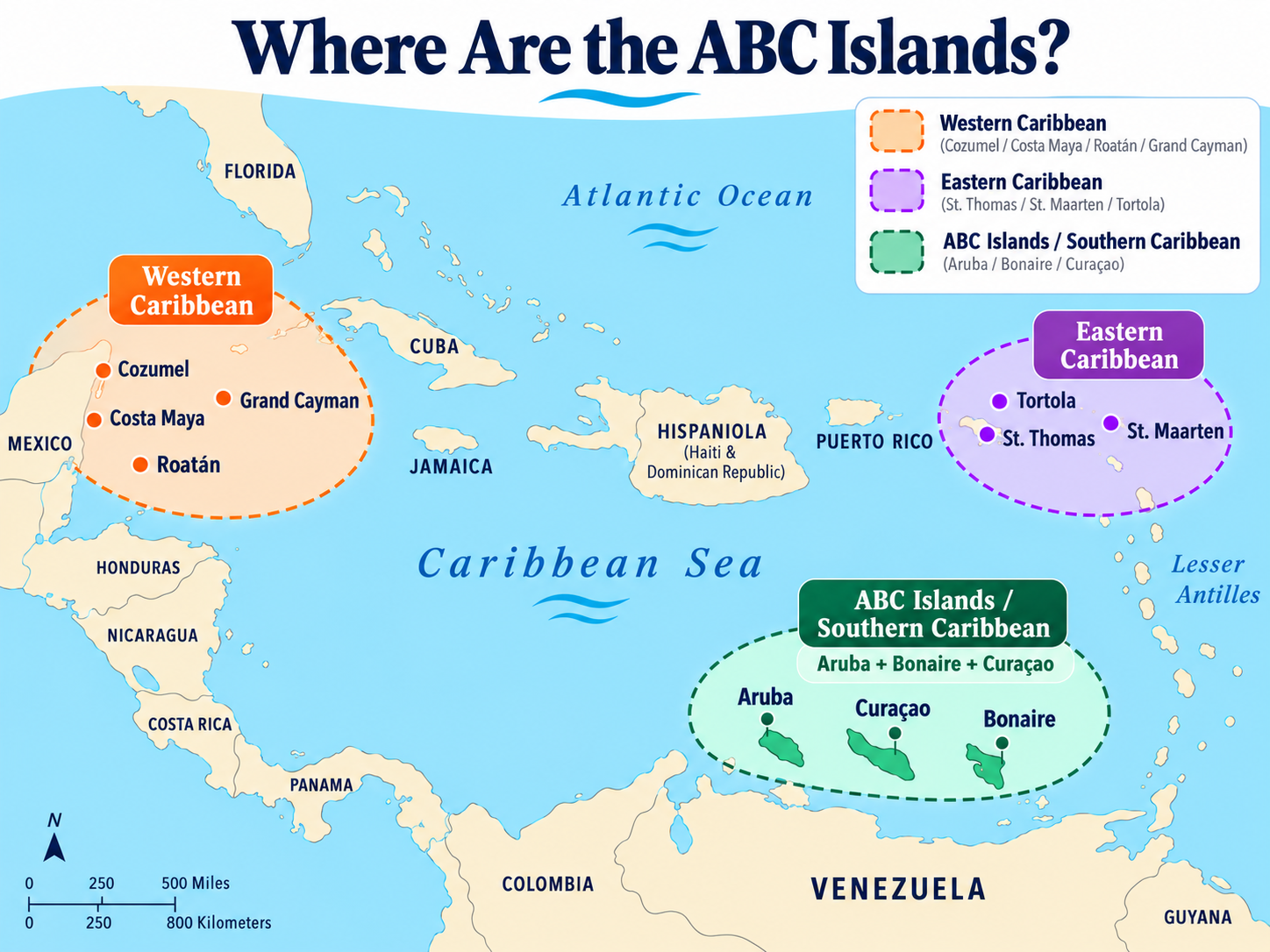 Where Are the ABC Islands?