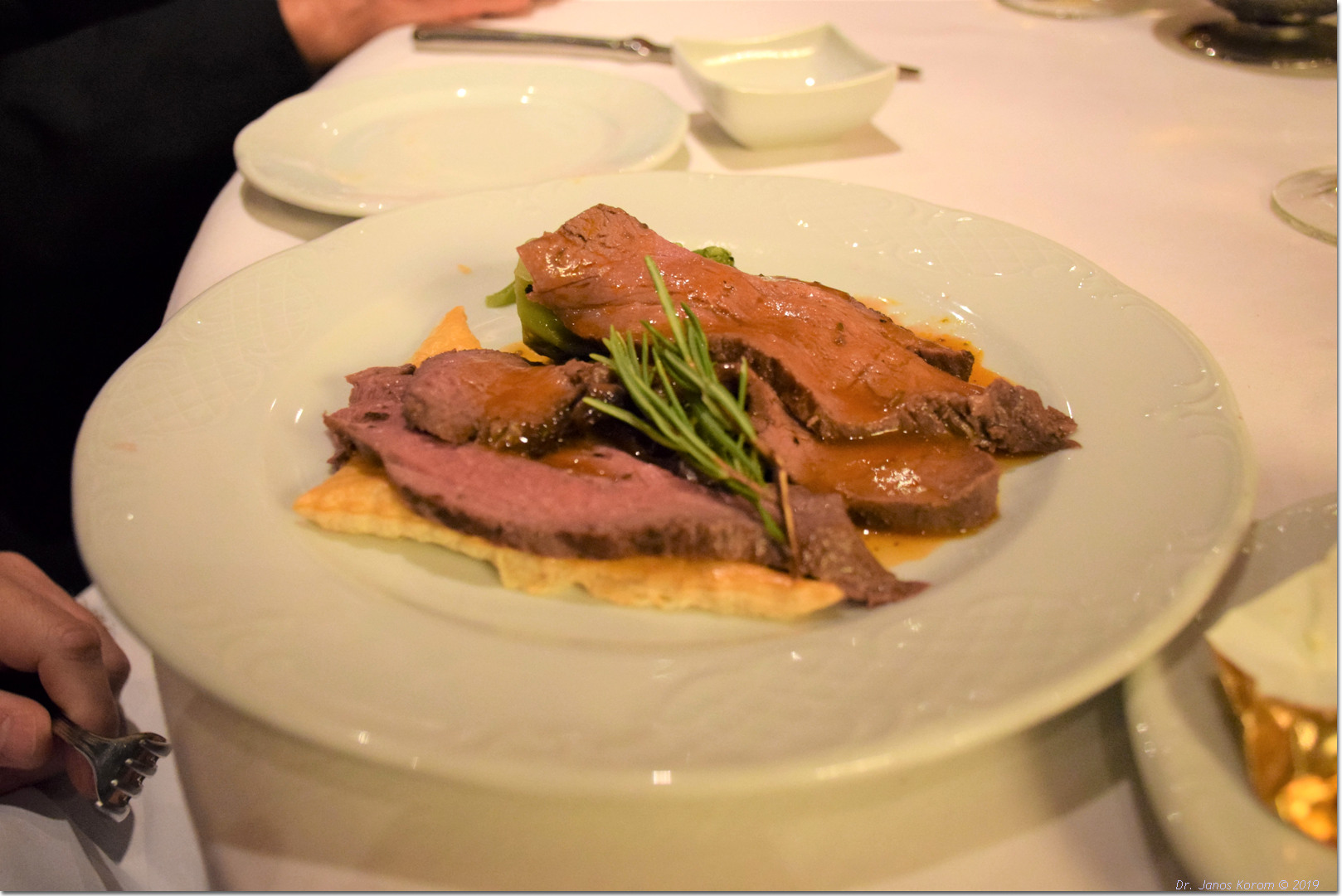 Beef tenderloin in Marsala wine sauce