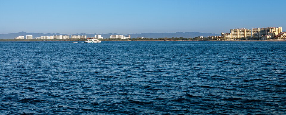 View of the coast of Puerto Vallarta